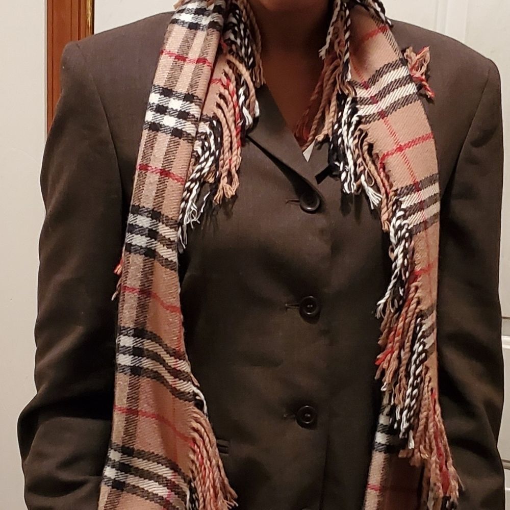 Byblos chocolate brown wool blend blazer - Picture 8 of 8